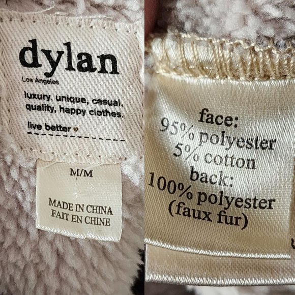 Dylan Los Angeles Sherpa Fleece Lined Mockneck Sweatshirt - Picture 4 of 4